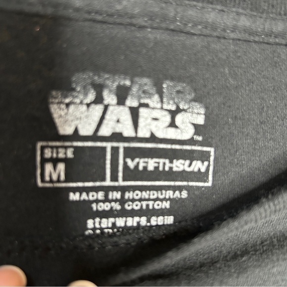 Star Wars Mandalorian And Baby Yoda Graphic Print T-Shirt medium - Picture 4 of 5